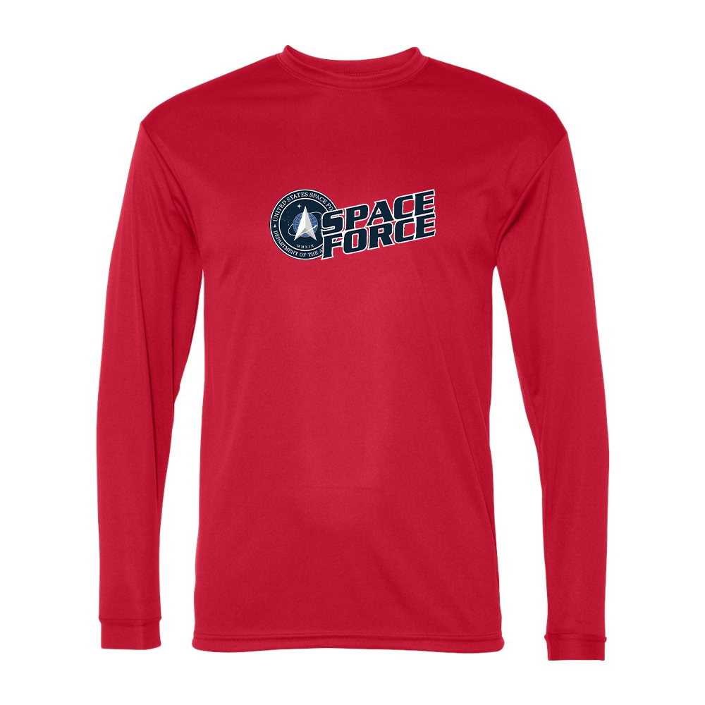 Men's Space Force Performance Long Sleeve T-Shirt