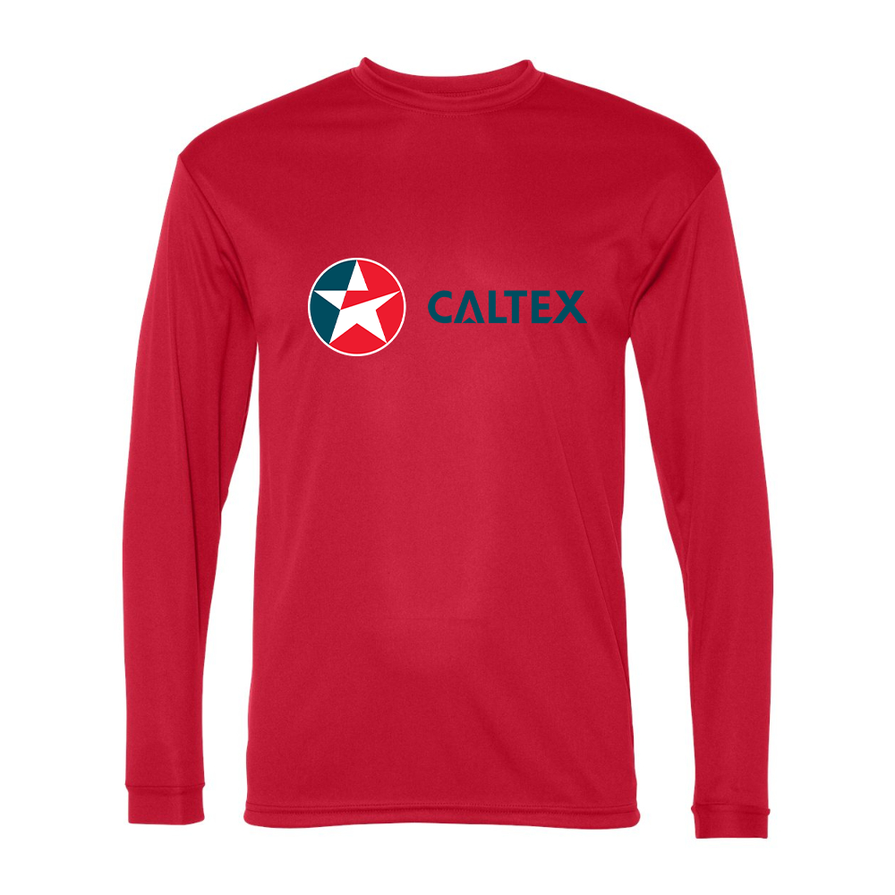 Men's Caltex Gas Station Performance Long Sleeve T-Shirt