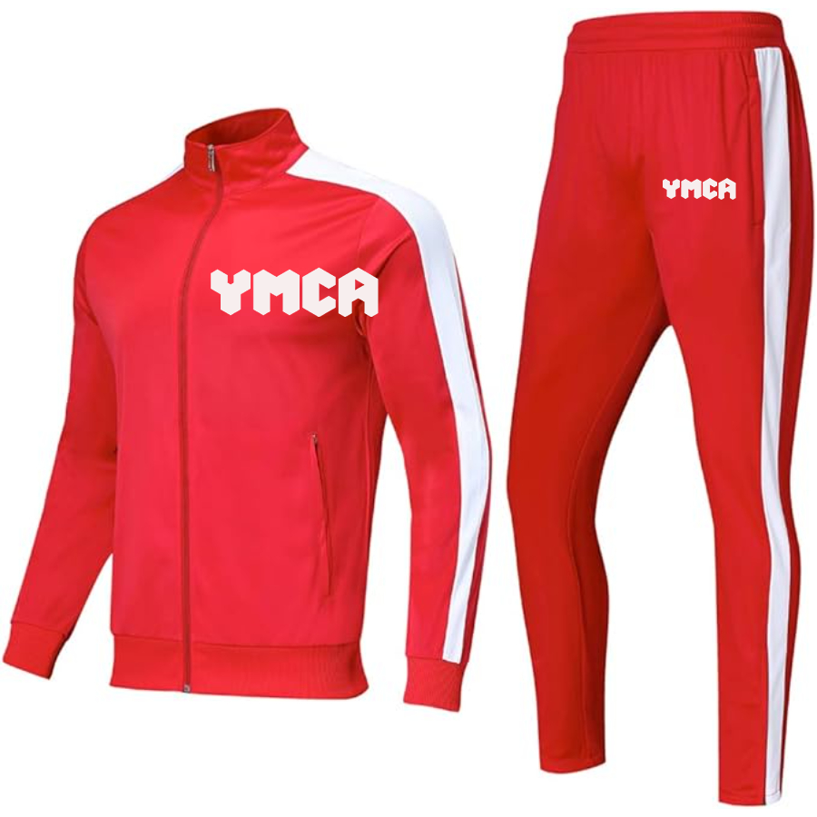 Men's YMCA Mauve Dri-Fit TrackSuit