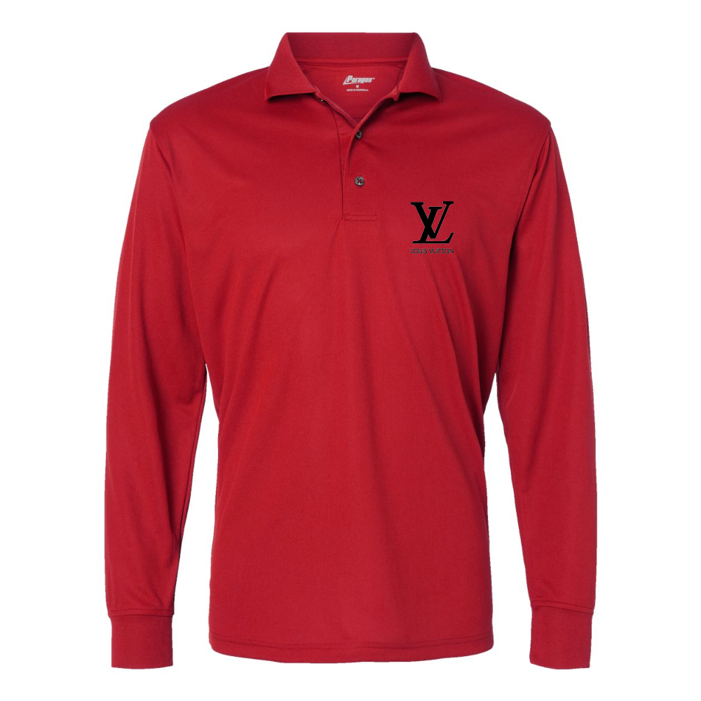 Men's Louis Vuitton Paragon Prescott Long Sleeve Polo