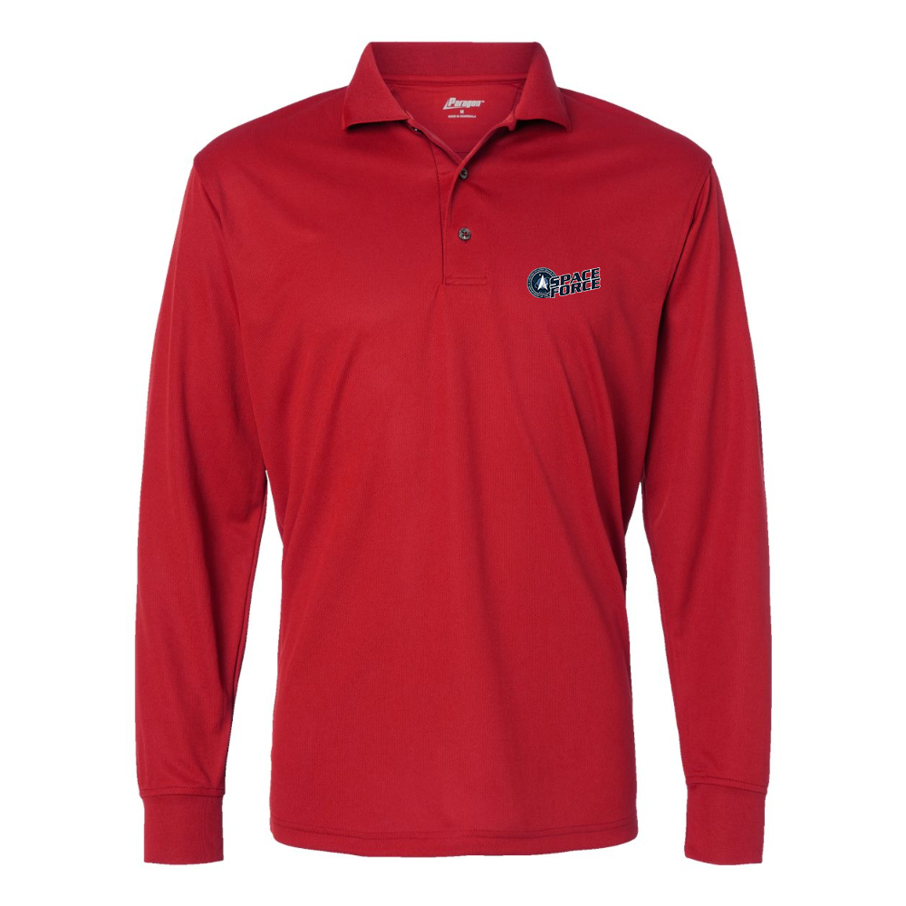 Men's Space Force Paragon Prescott Long Sleeve Polo