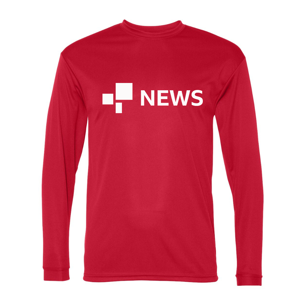 Men's BBC News Performance Long Sleeve T-Shirt