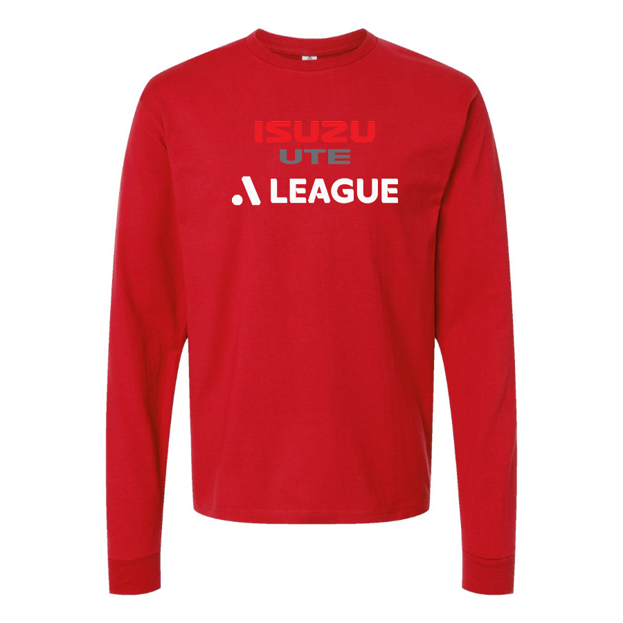Men's A League Logo Cotton Long Sleeve T-Shirt