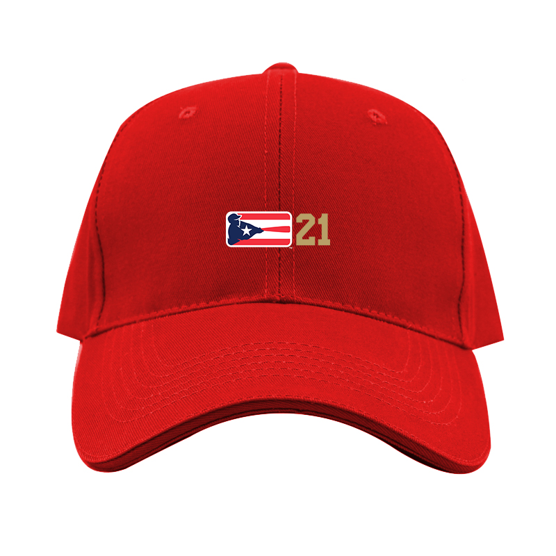 Liga de Beisbol Profesional Roberto Clemente Logo Dad Baseball Cap Hat