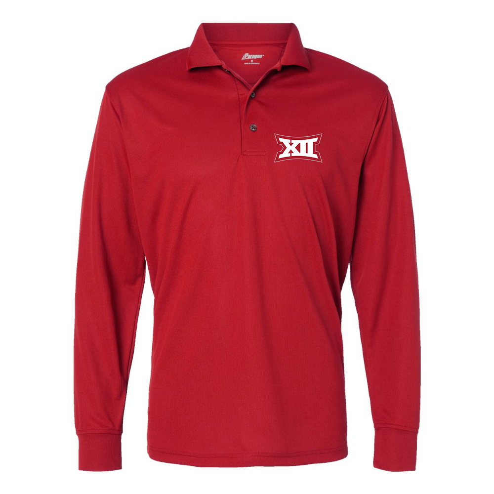 Men's Big 12 Conference Paragon Prescott Long Sleeve Polo