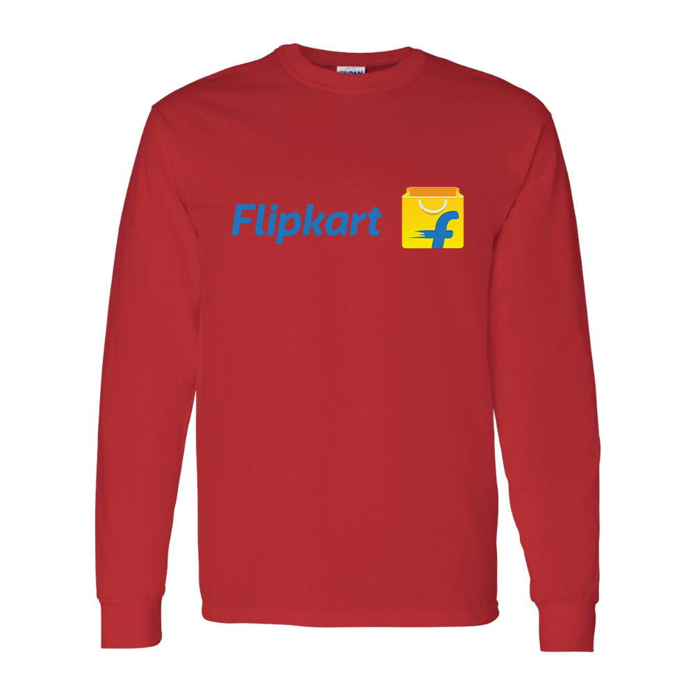 Men's Flipkart Gildan Heavy Cotton Long Sleeve T-Shirt
