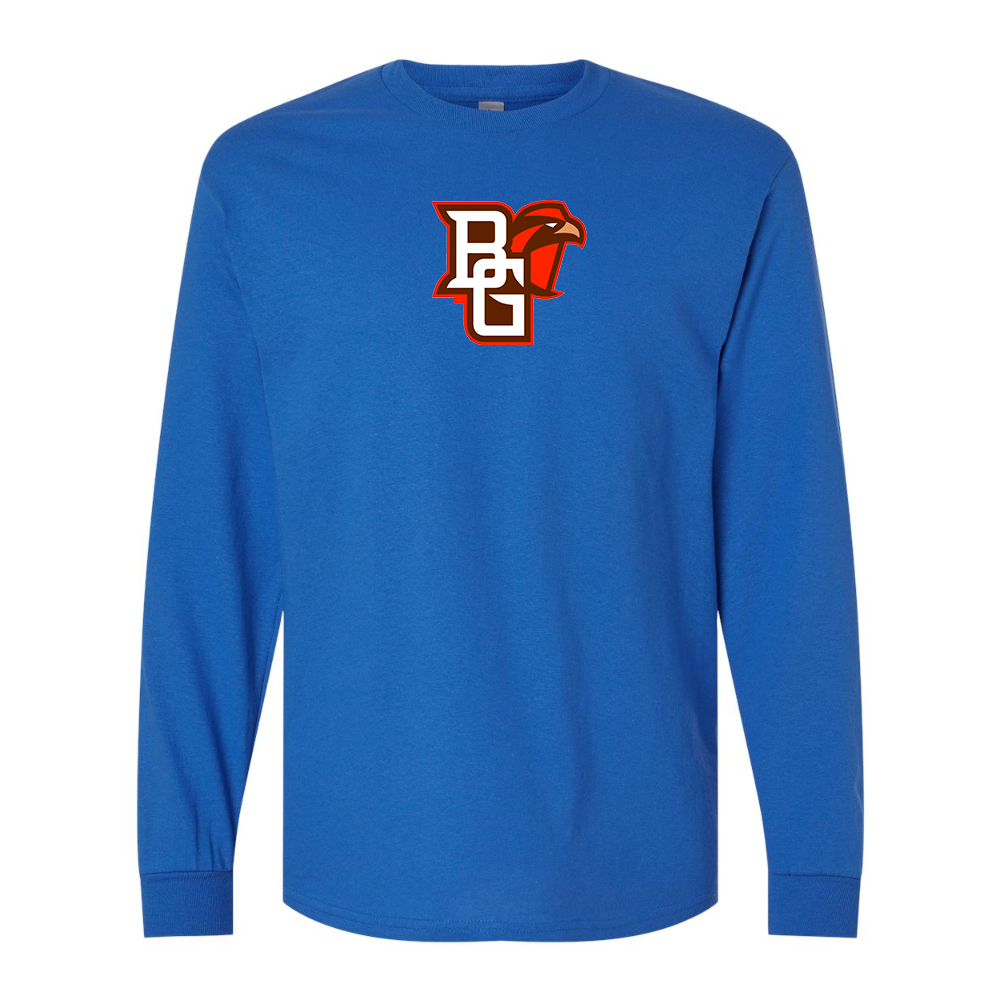 Men's Bowling Green Falcons Gildan Heavy Cotton Long Sleeve T-Shirt