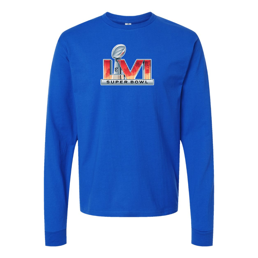 Men's Superbowl LVI Logo Cotton Long Sleeve T-Shirt