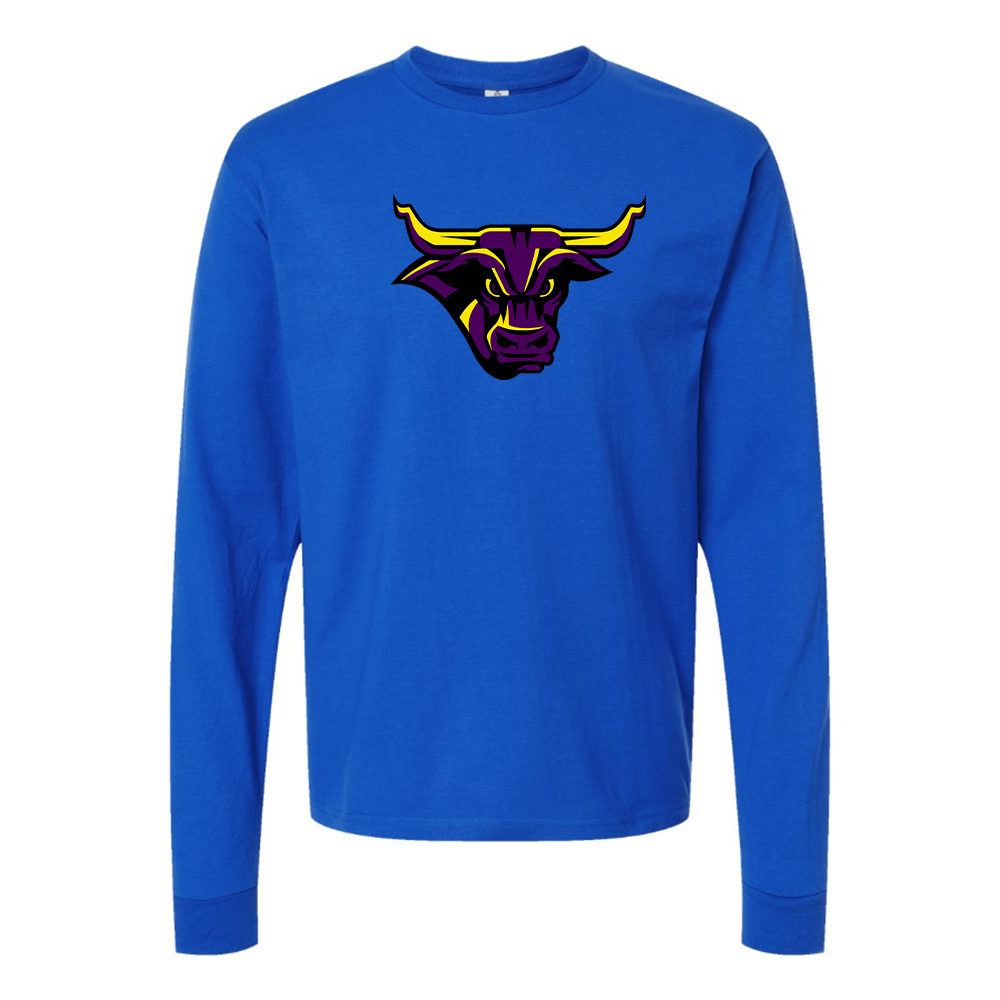 Men's Minnesota State Mavericks Logo Cotton Long Sleeve T-Shirt