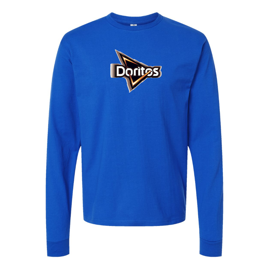 Men's Doritos Logo Cotton Long Sleeve T-Shirt