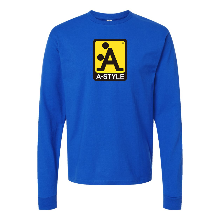 Men's A Style Logo Cotton Long Sleeve T-Shirt