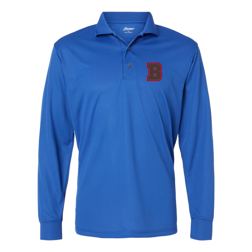 Men's Brown Bears Paragon Prescott Long Sleeve Polo