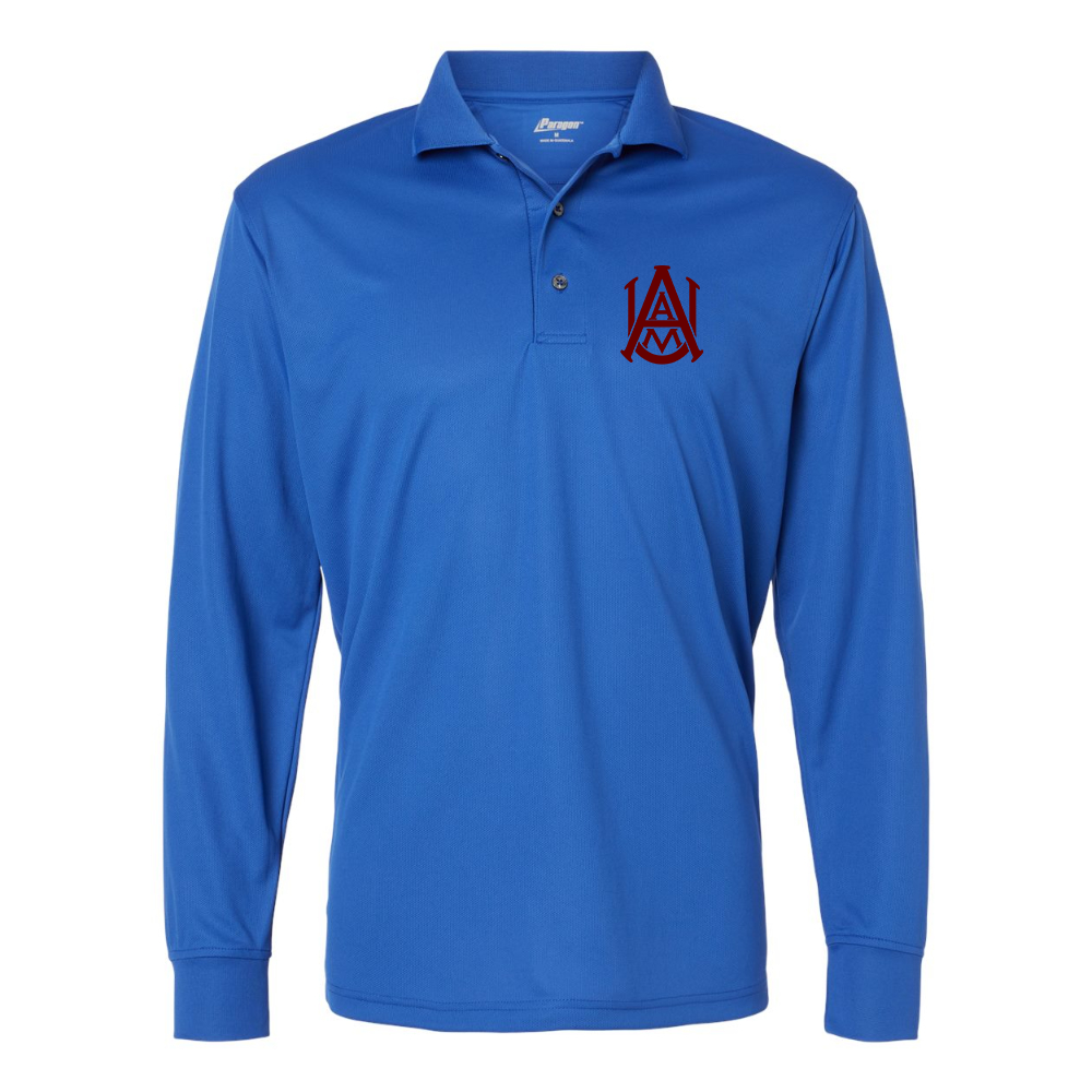 Men's Alabama AM Bulldogs Paragon Prescott Long Sleeve Polo
