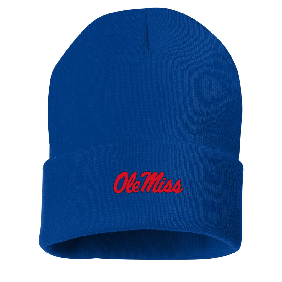 Mississippi Rebels Logo Beanie Hat