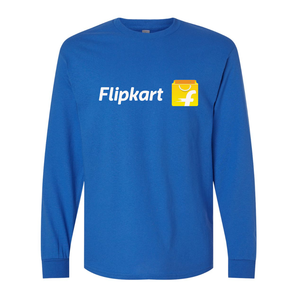 Men's Flipkart Gildan Heavy Cotton Long Sleeve T-Shirt