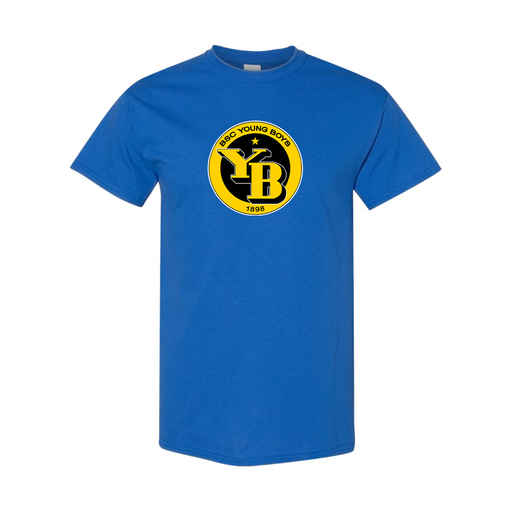 Men's Young Boys Soccer Cotton T-Shirt