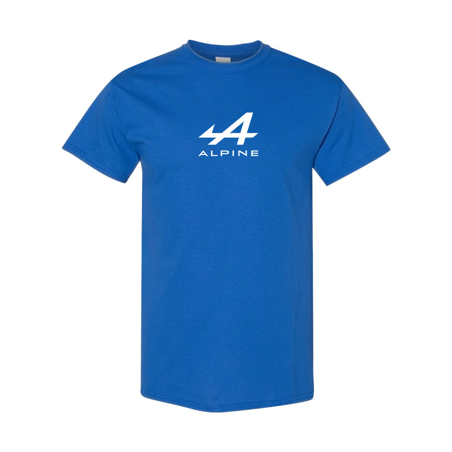 Men's Alpine Motor Logo Cotton T-Shirt