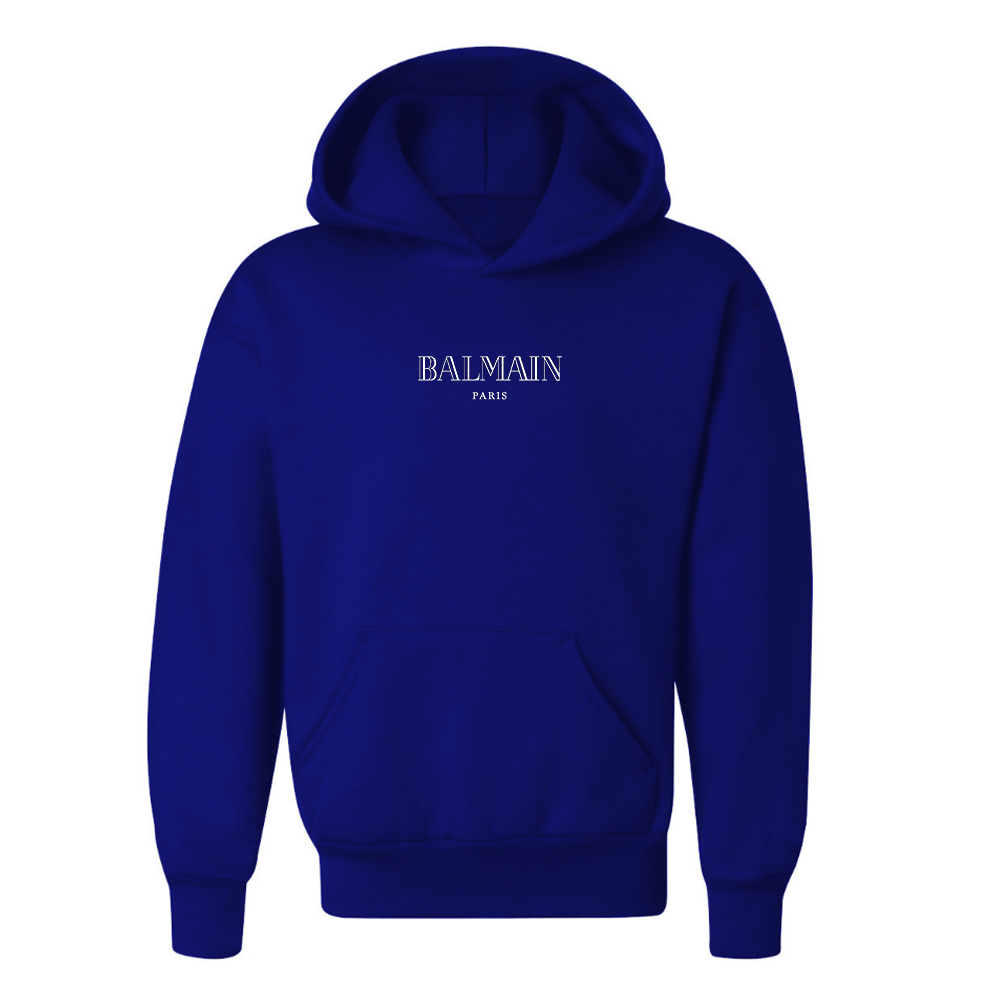 Youth Balmain Logo Pullover Hoodie