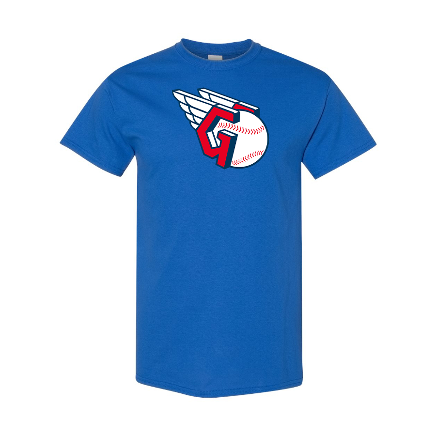 Men's Cleveland Guardians Logo Cotton T-Shirt