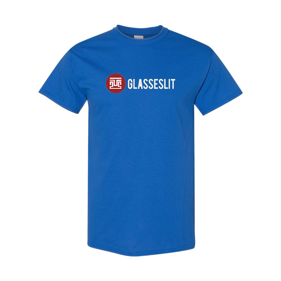 Men's Glasseslit Logo Cotton T-Shirt