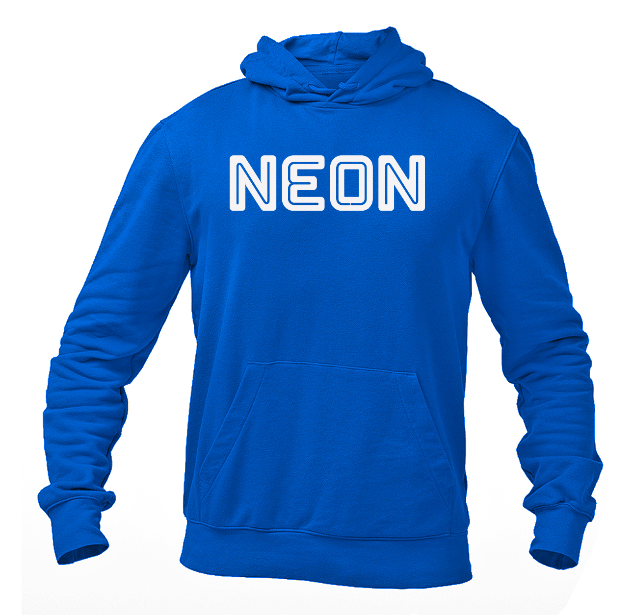 Men's Neon Logo Pullover Hoodie
