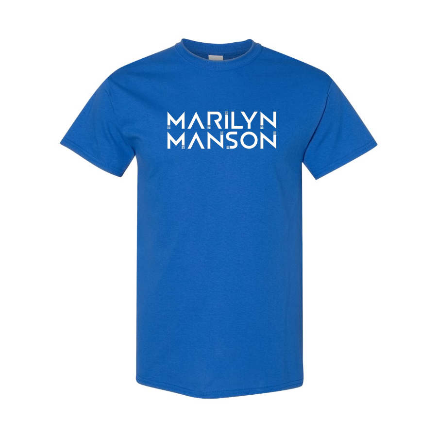Men's Marilyn Manson Logo Cotton T-Shirt