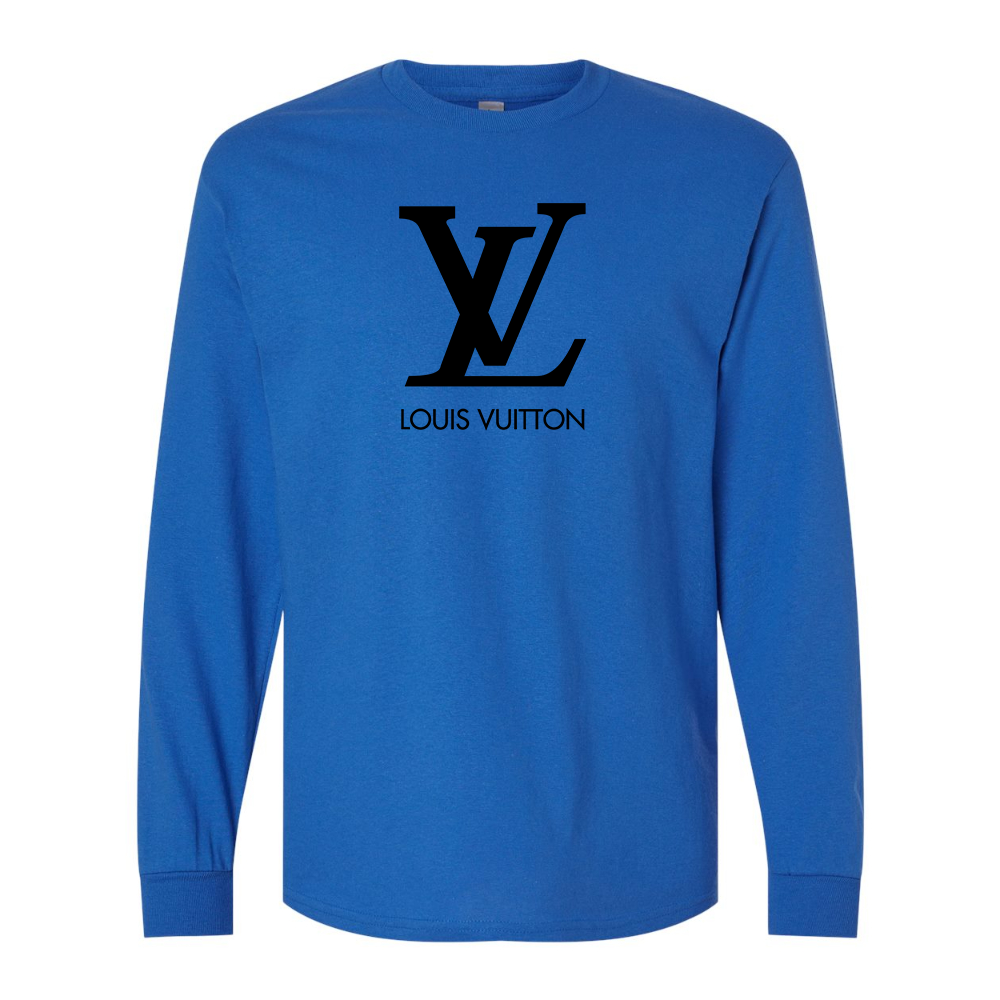 Men's Louis Vuitton Gildan Heavy Cotton Long Sleeve T-Shirt