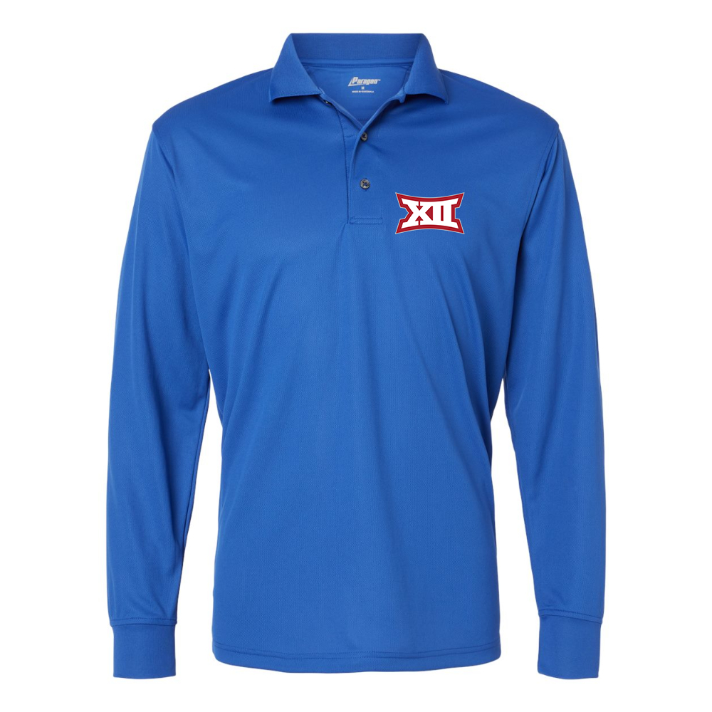 Men's Big 12 Conference Paragon Prescott Long Sleeve Polo