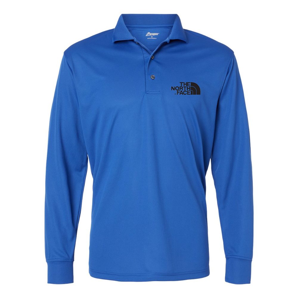 Men's The North Face Black Paragon Prescott Long Sleeve Polo