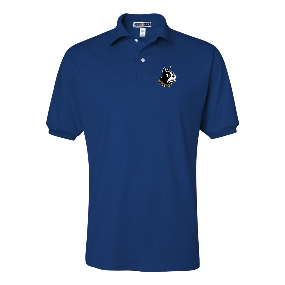Men's Woffrd Terriers JERZEES SpotShield polo