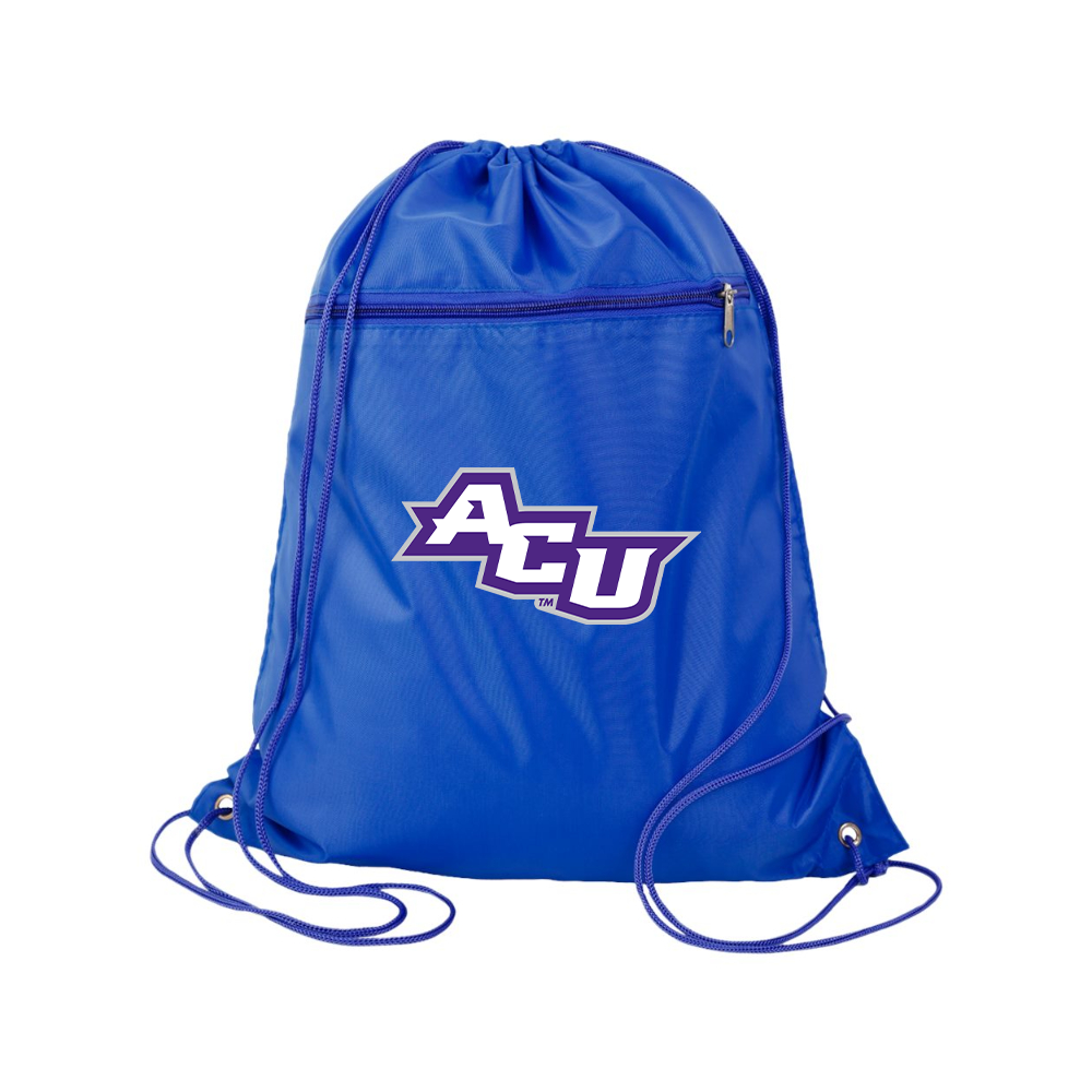Abilene Christian Wildcats Q-Tees - Polyester Cinchpack