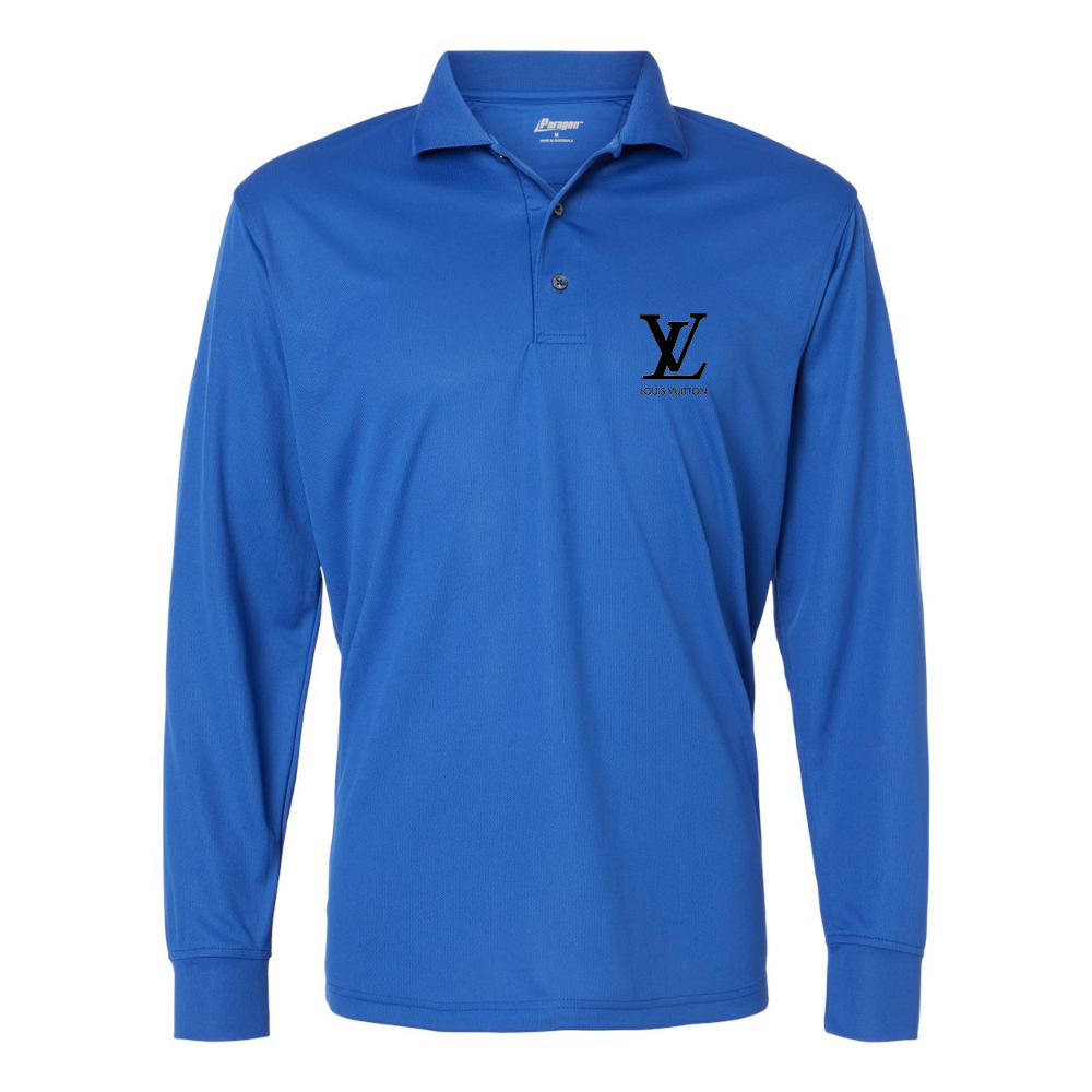 Men's Louis Vuitton Paragon Prescott Long Sleeve Polo