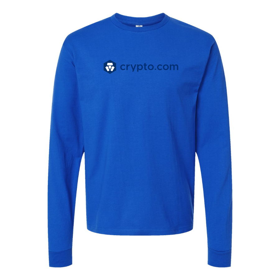 Youth Crypto.Com Logo Long sleeves
