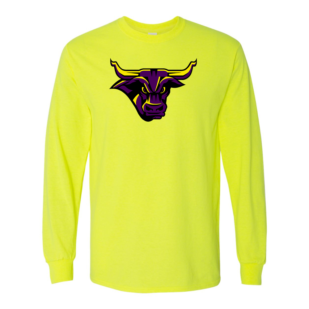 Men's Minnesota State Mavericks Gildan Heavy Cotton Long Sleeve T-Shirt