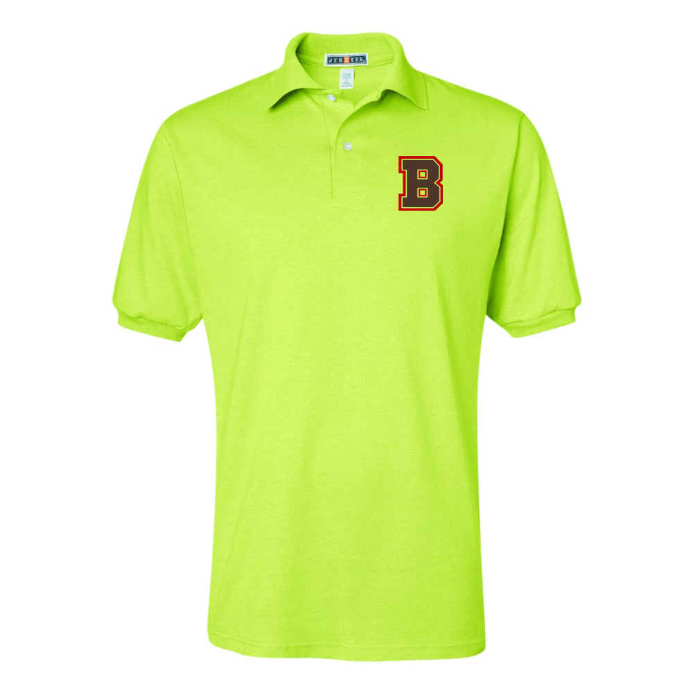 Men's Brown Bears JERZEES SpotShield polo