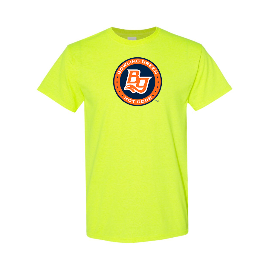 Men's Bowling Green Hot Rods Logo Cotton T-Shirt