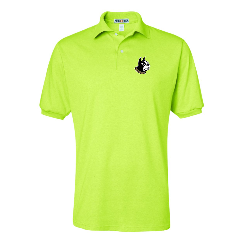 Men's Woffrd Terriers JERZEES SpotShield polo