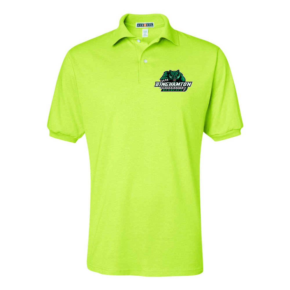 Men's Binghamton Bearcats JERZEES SpotShield polo