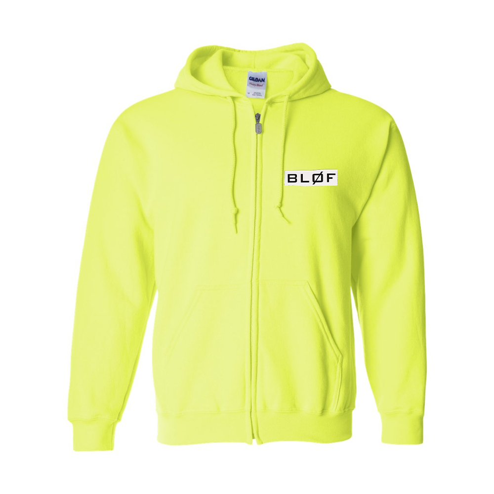 Men's BLØF Gildan Heavy Blend Full Zip Hooded Sweatshirt