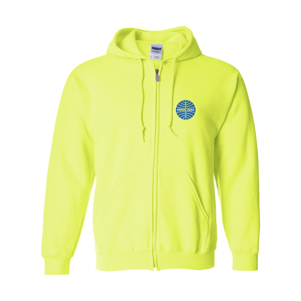 Men's Pan Am Gildan Heavy Blend Full Zip Hooded Sweatshirt