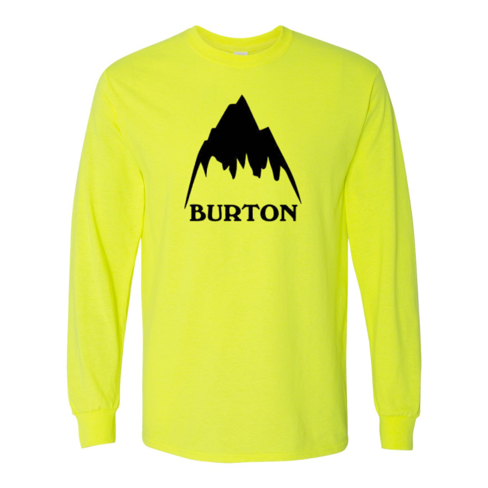 Men's Burton Mountain Gildan Heavy Cotton Long Sleeve T-Shirt