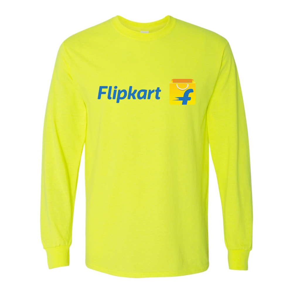Men's Flipkart Gildan Heavy Cotton Long Sleeve T-Shirt