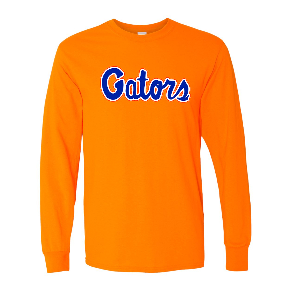 Men's Florida Gators Script Gildan Heavy Cotton Long Sleeve T-Shirt