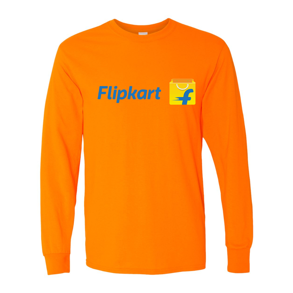 Men's Flipkart Gildan Heavy Cotton Long Sleeve T-Shirt