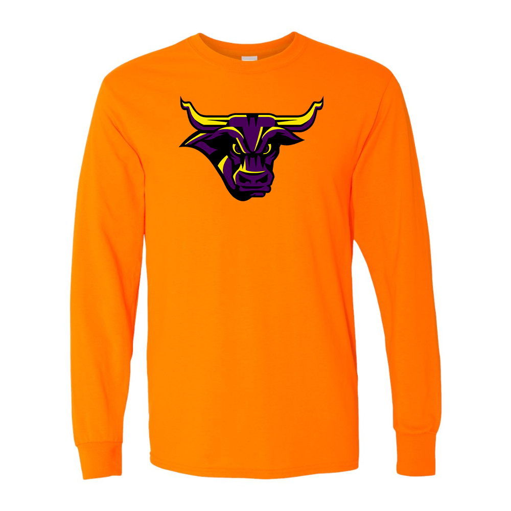 Men's Minnesota State Mavericks Gildan Heavy Cotton Long Sleeve T-Shirt