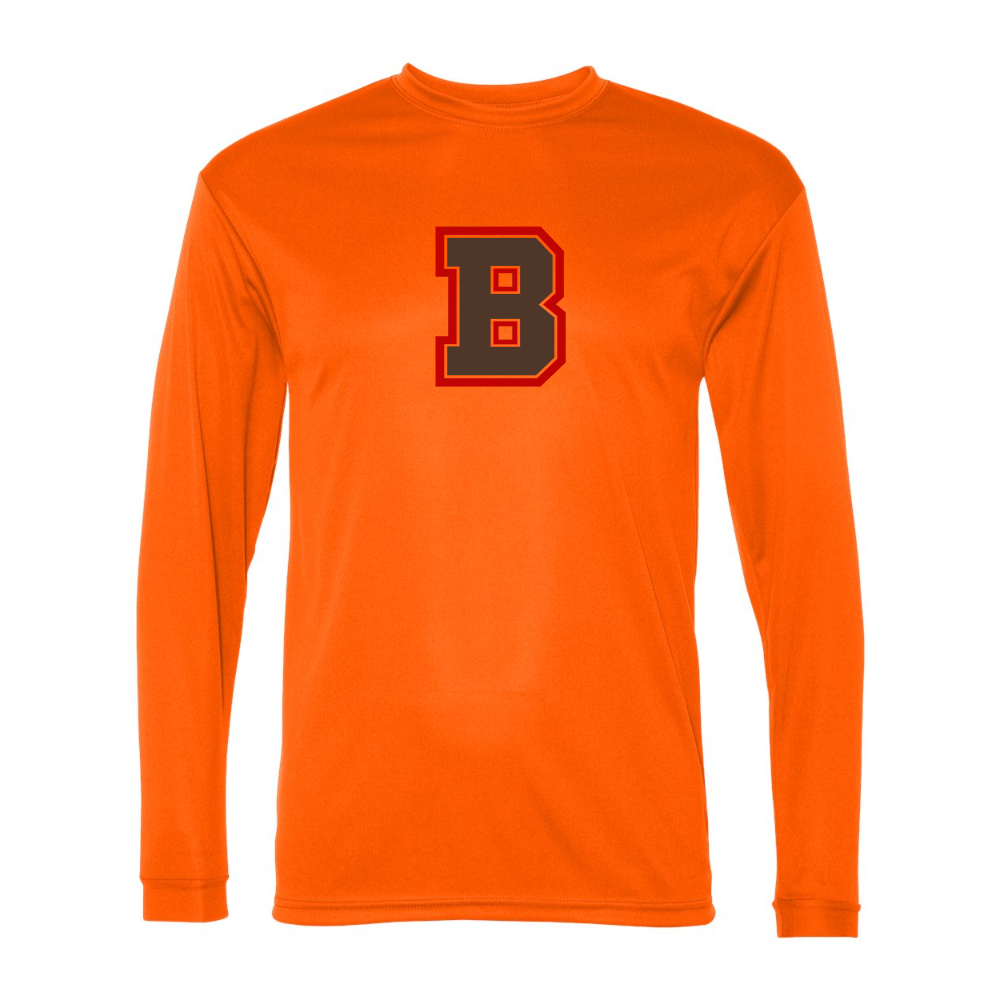 Men's Brown Bears Performance Long Sleeve T-Shirt