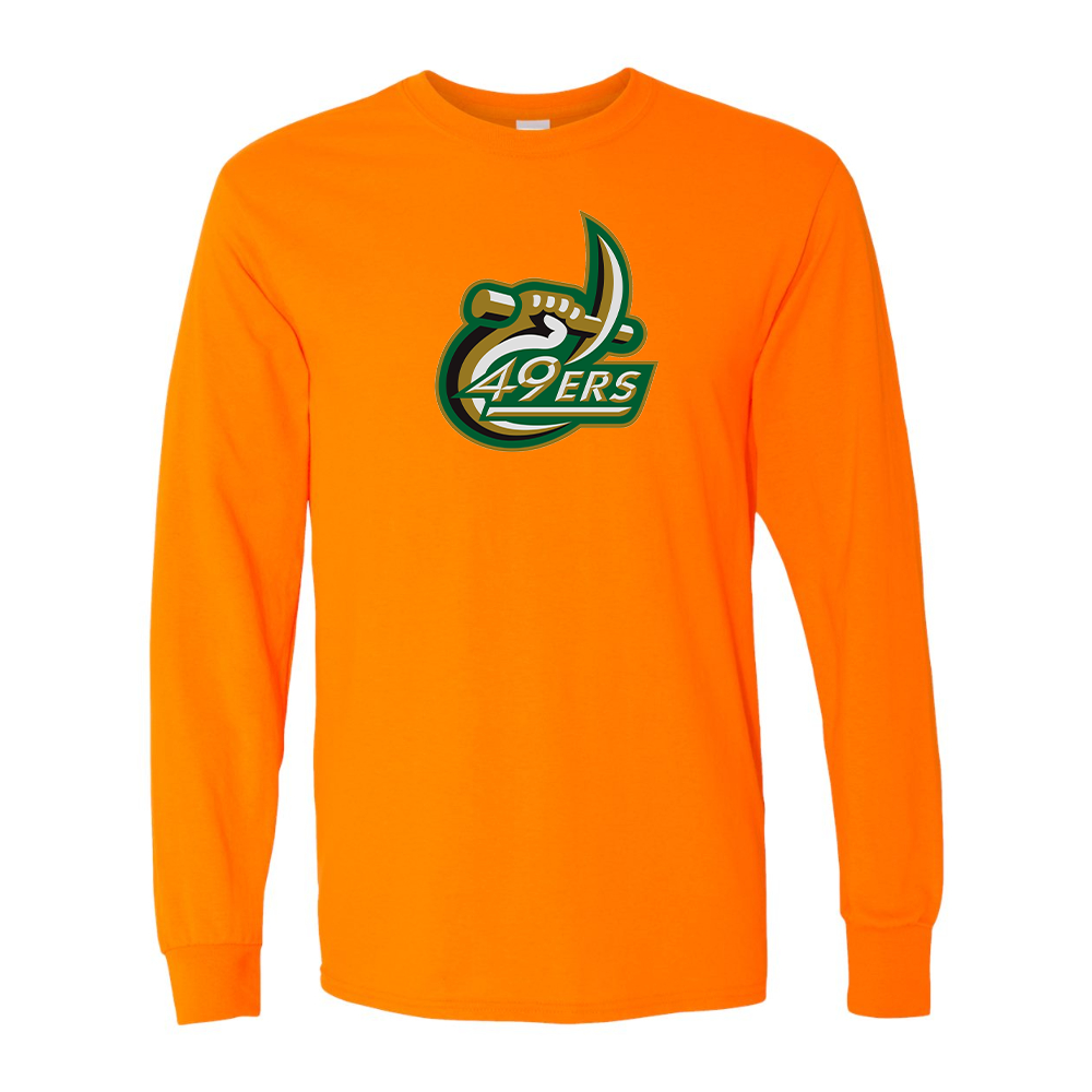 Men's Charlotte 49ers Gildan Heavy Cotton Long Sleeve T-Shirt