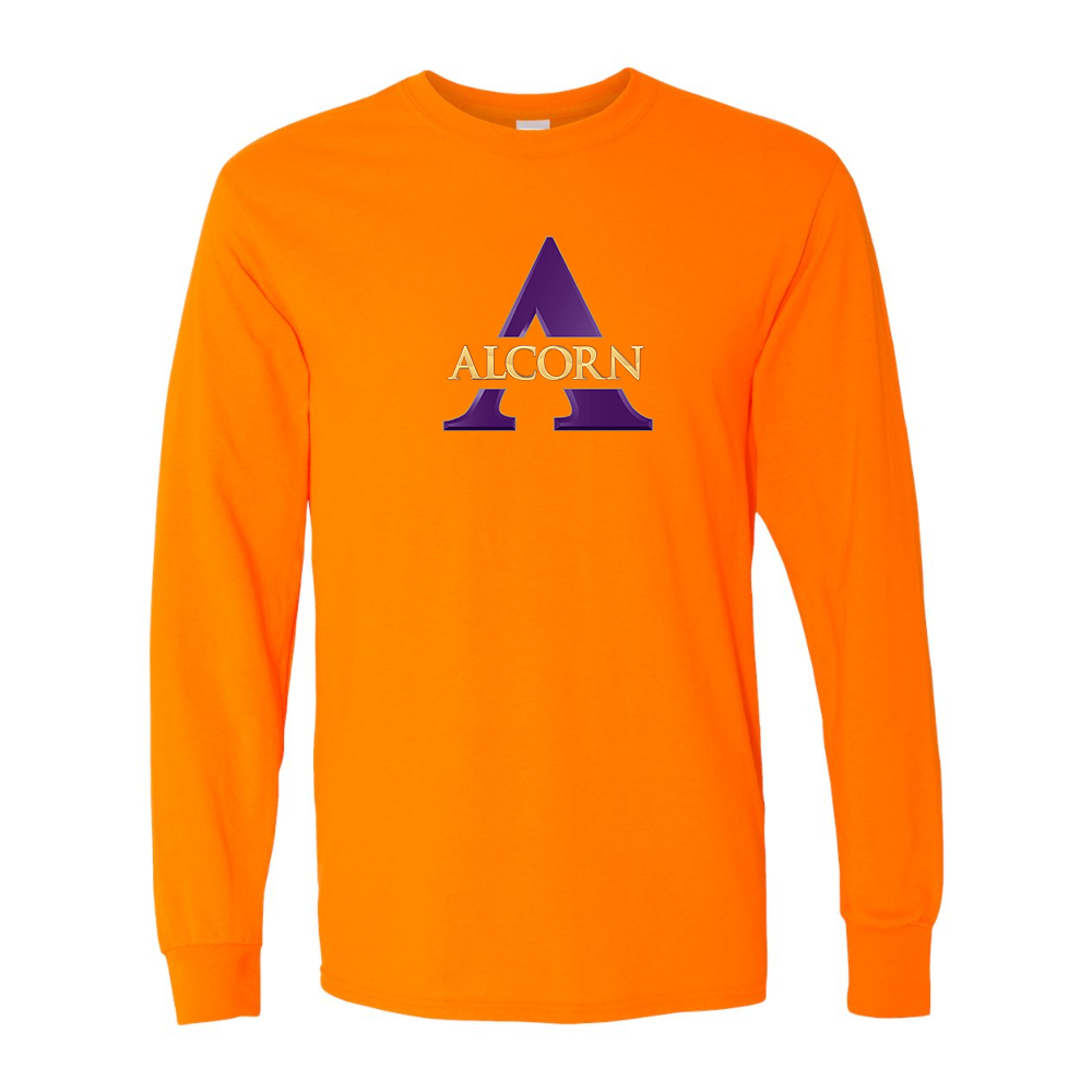 Men's Alcorn State Braves Gildan Heavy Cotton Long Sleeve T-Shirt