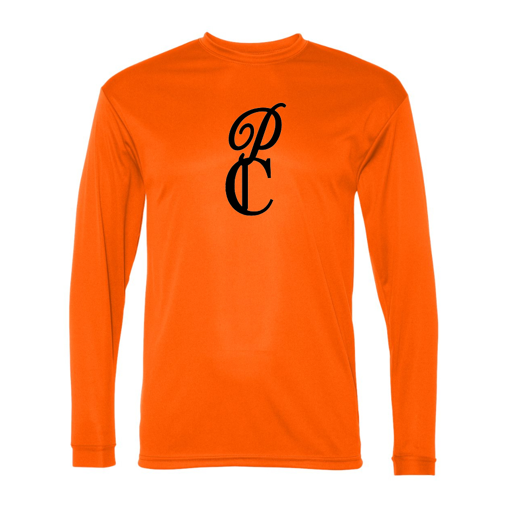 Men's P & C Black Performance Long Sleeve T-Shirt
