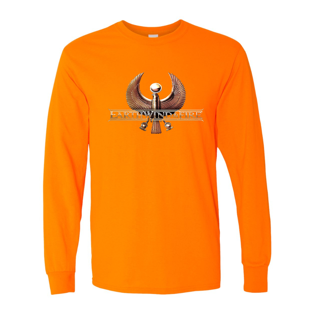 Men's Earth Wind & Fire Gildan Heavy Cotton Long Sleeve T-Shirt